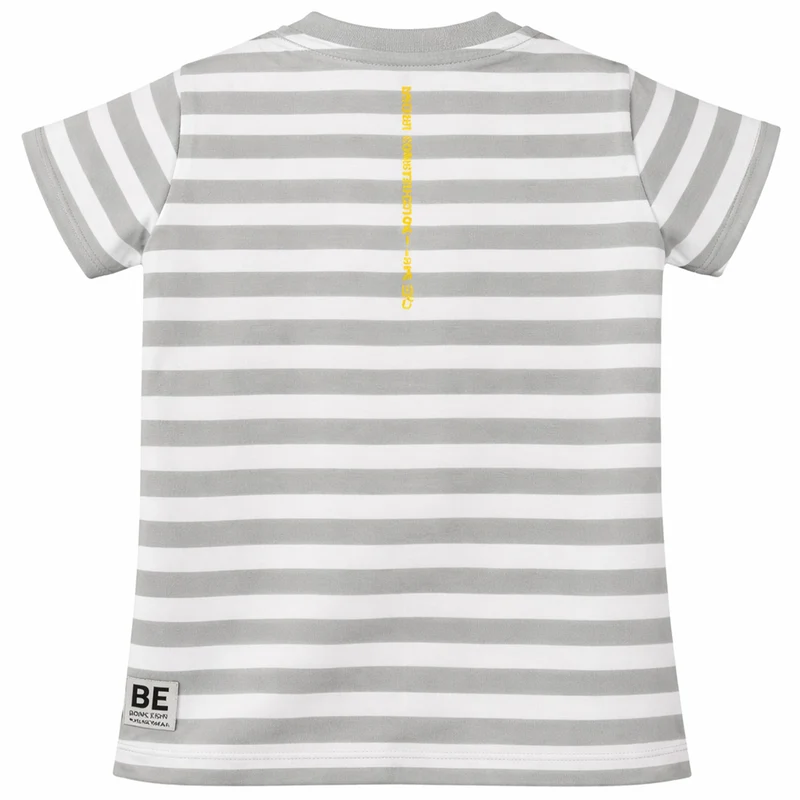 BONDI Jungen T-Shirt "Bagger" 33181 | Stone striped