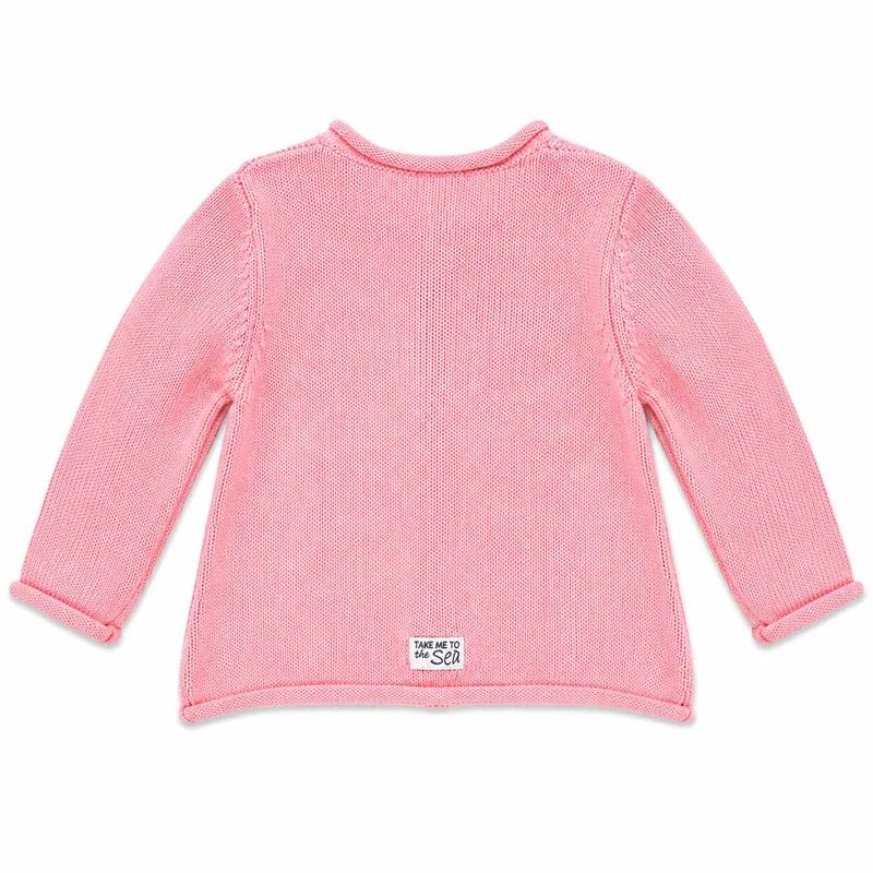 BONDI Baby Mädchen Strickjacke "Marine Life" 86693 | Candy Rosa