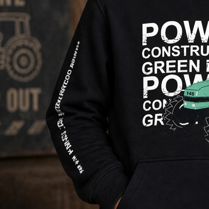 BONDI Jungen Hoodie Sweatshirt "Power" 33168 | Schwarz