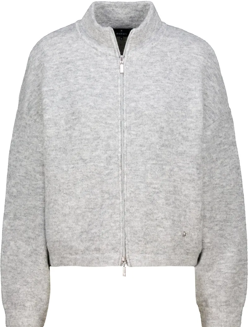 Jacke mit Stehkragen und Seitentaschen