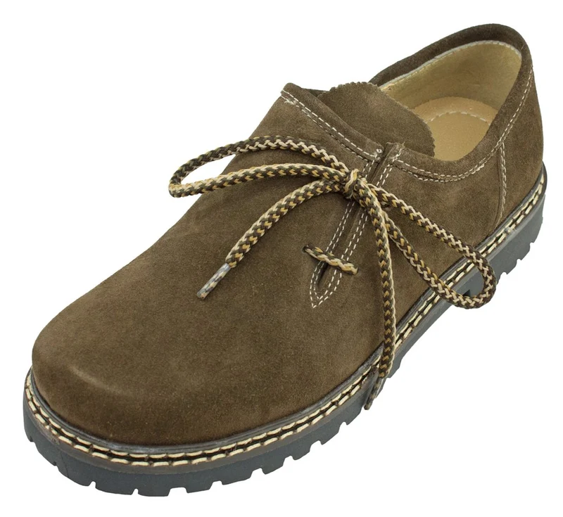 MADDOX Haferlschuhe "Julian" Veloursleder | Holz