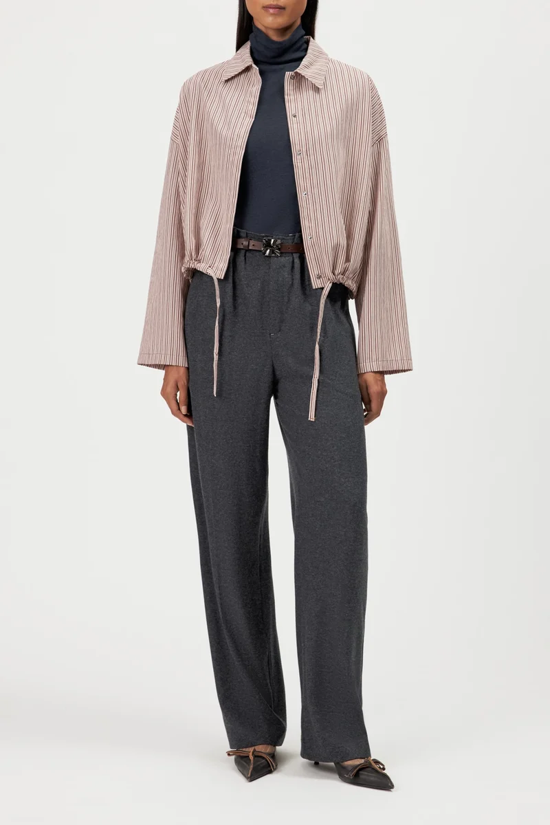 FIONEL Cropped Hemdbluse