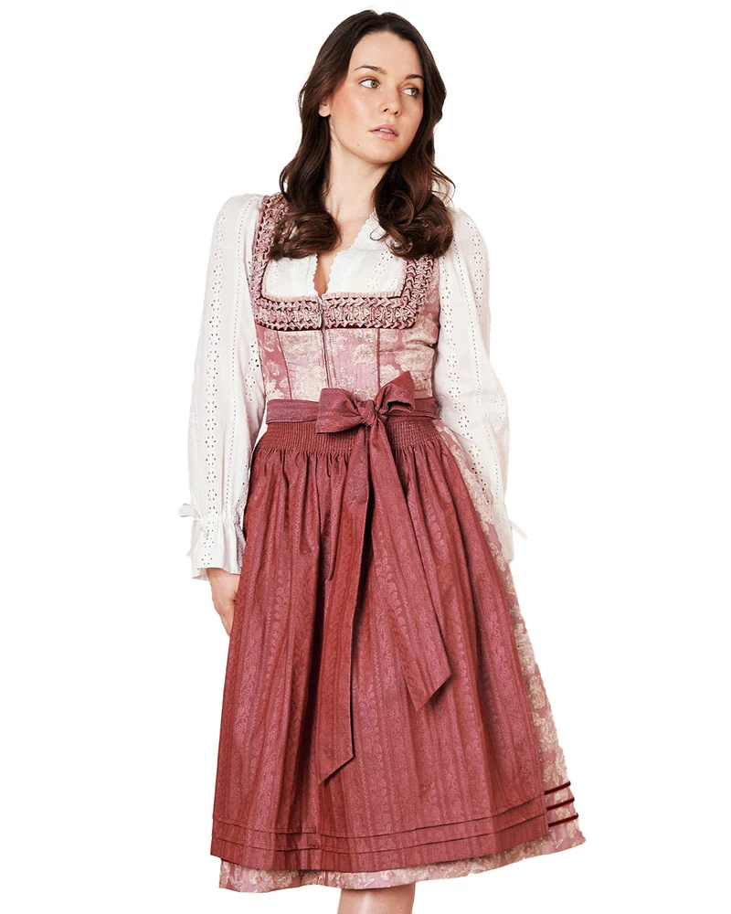 Krüger Collection Dirndl "Clara" 112866 | Beere 70cm