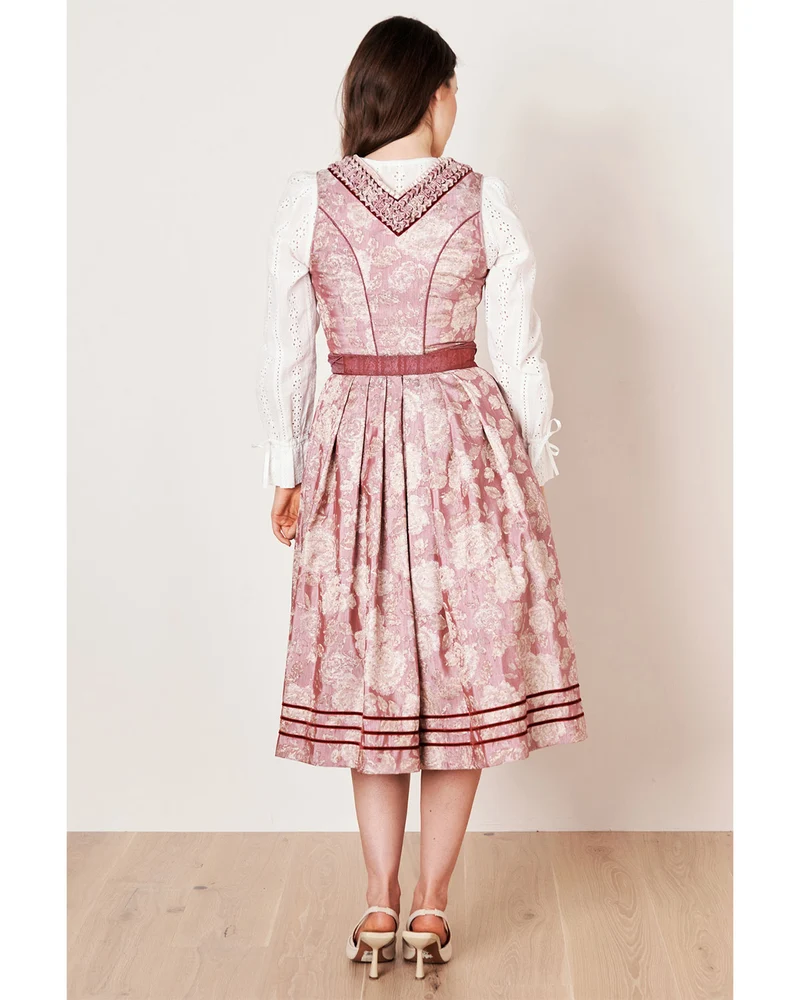 Krüger Collection Dirndl "Clara" 112866 | Beere 70cm