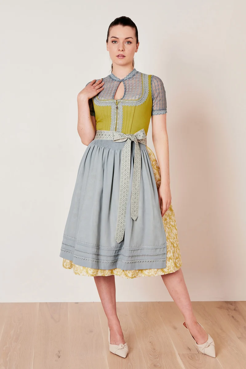 Krüger Collection Dirndl "Josefine" 116867 | Gelb 70cm