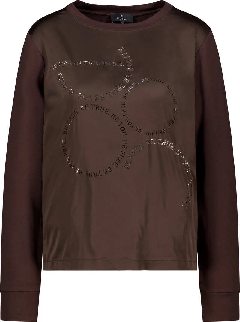 Blusenshirt mit Satinoptik