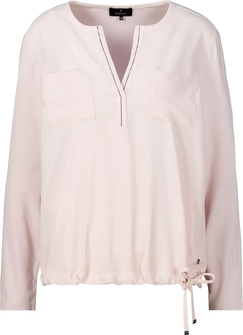 Blusenshirt mit Satinoptik