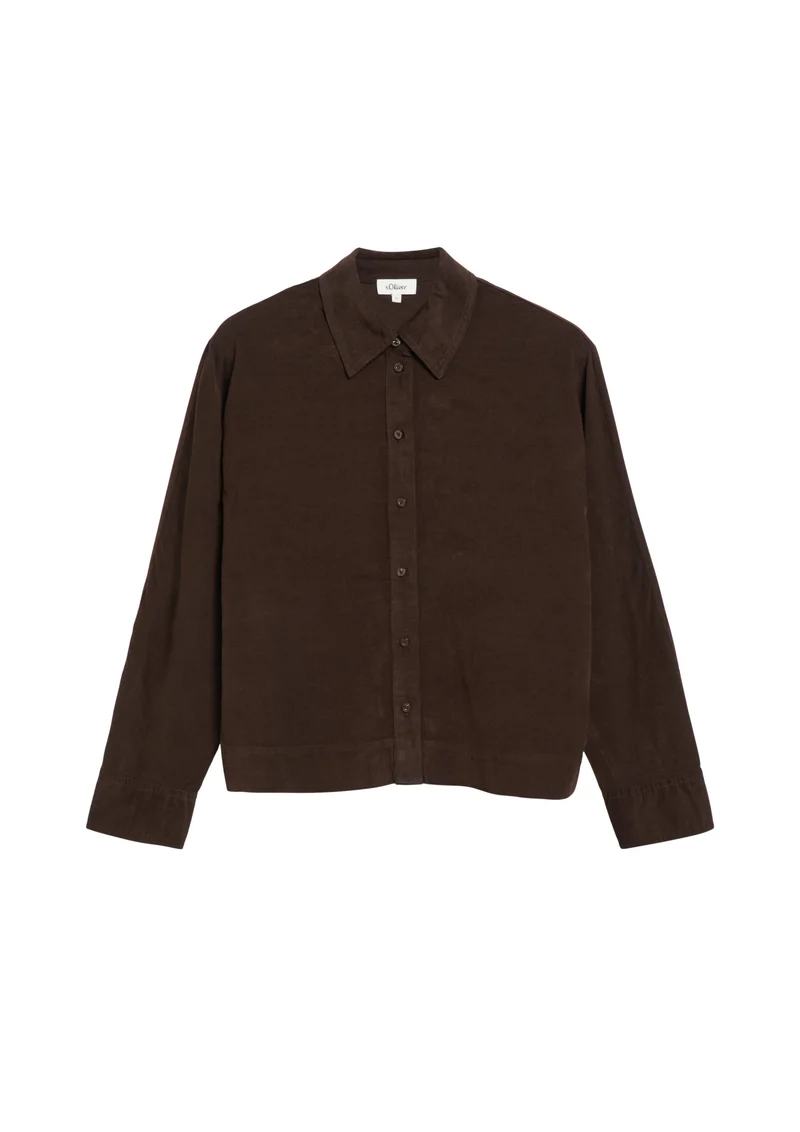 Feincord-Bluse im Relaxed Fit