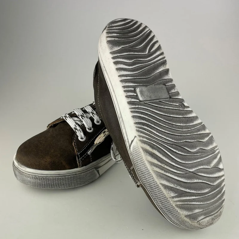 MADDOX Kinder Lederschuhe Sneaker "Oskar" | Bernstein