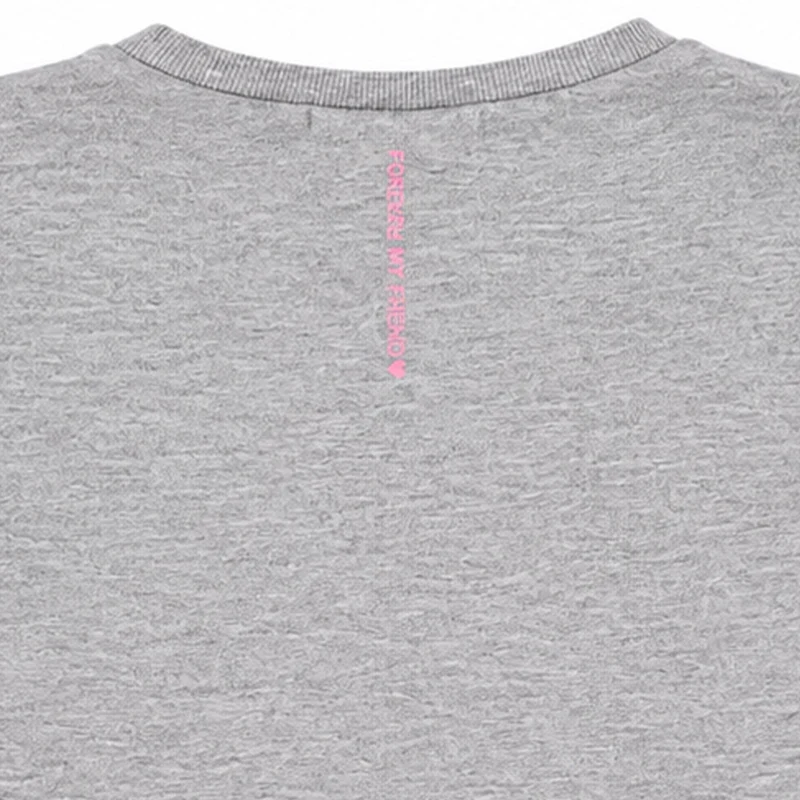 BONDI Mädchen Langarmshirt "Forever my friend" 36205 | Grey Melange
