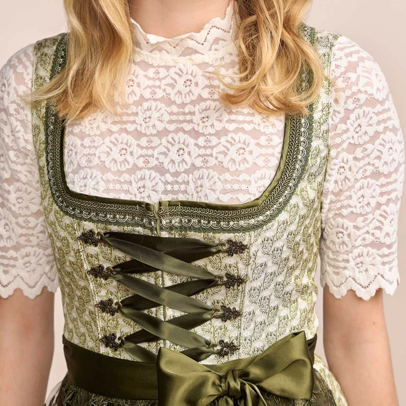 Krüger MADL Dirndl "Brynlee" 416869 | Hellgrün 50cm