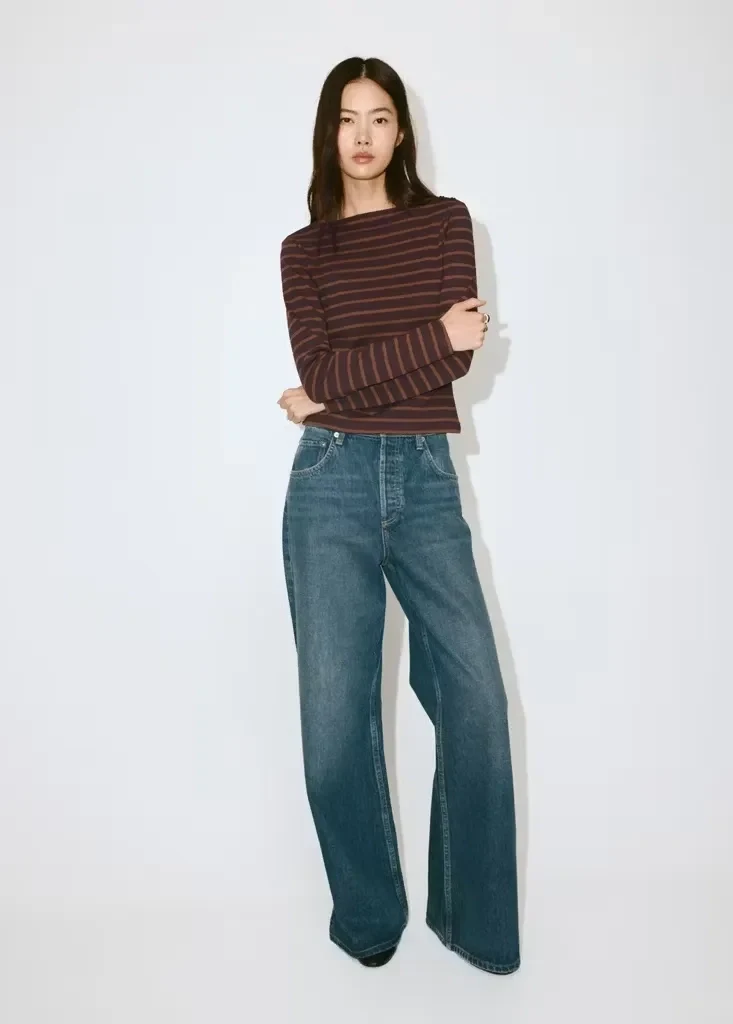 PORTA Gestreiftes Langarmshirt