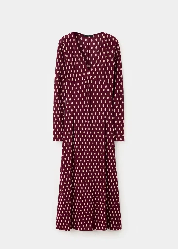 POMELP Kleid mit Polka Dots