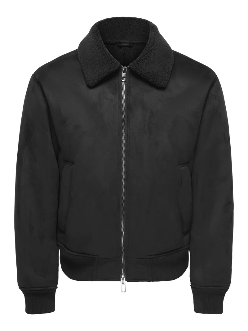ONSSPENCER Teddyfell-Jacke