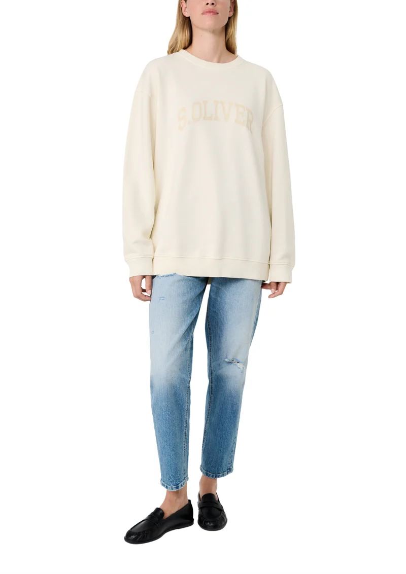 s.Oliver x Heidi Klum: Sweatshirt mit Logo