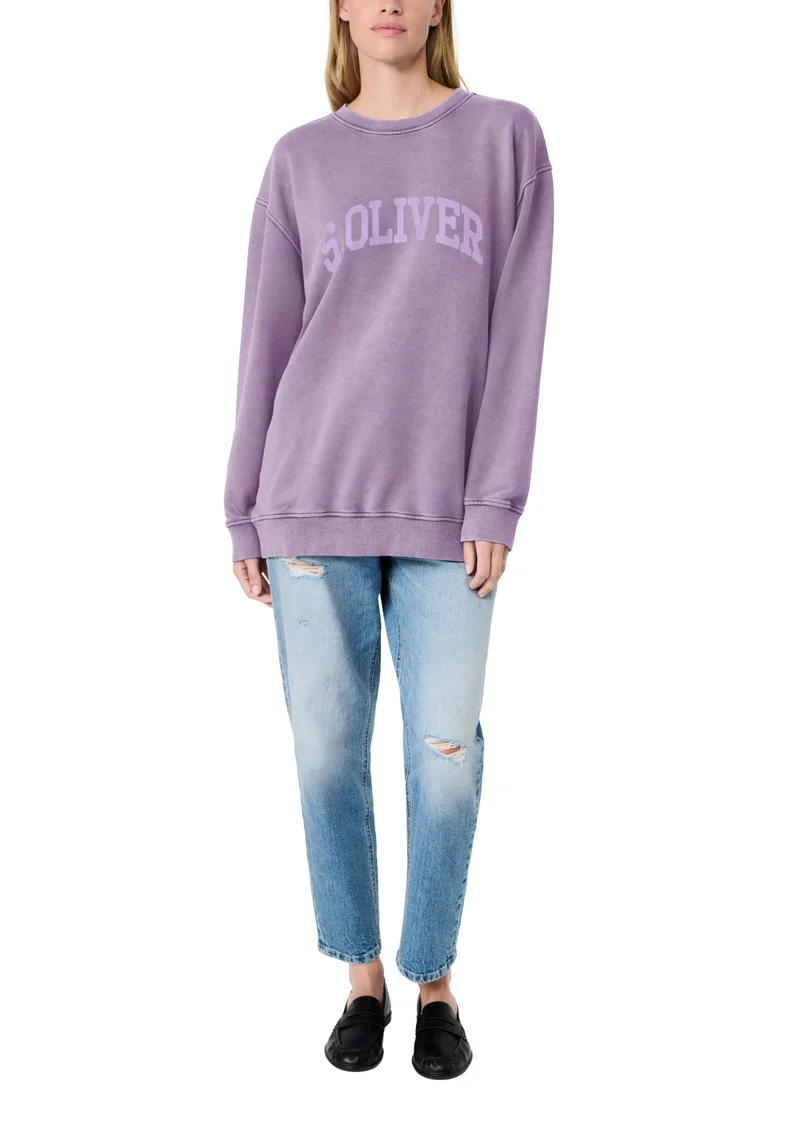 s.Oliver x Heidi Klum: Sweatshirt mit Logo