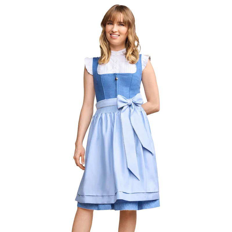 Krüger MADL Dirndl "Dorette" 413369 | Blau 60cm