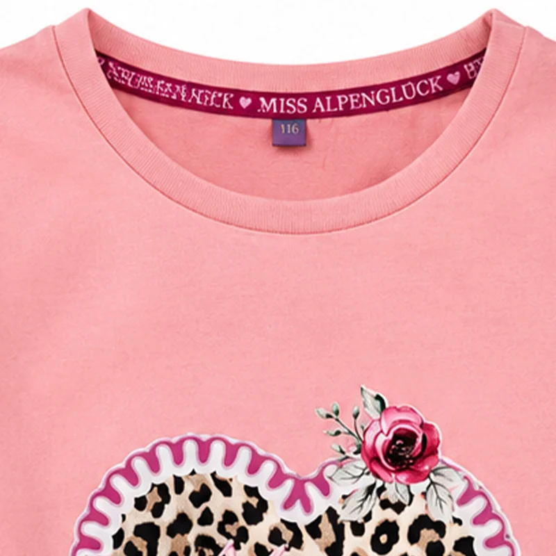 BONDI Mädchen Langarmshirt "Alpenmadl" 26100 | Rose