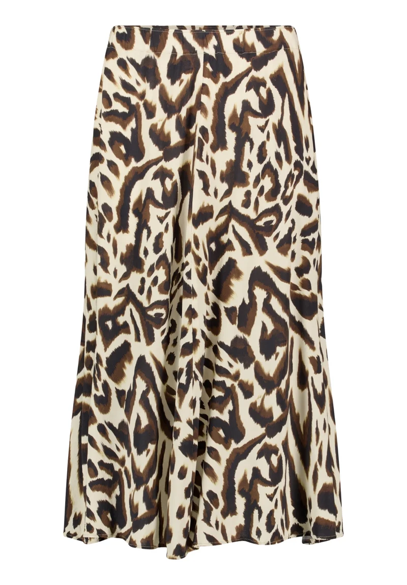 A-Linien-Rock mi Animal-Print