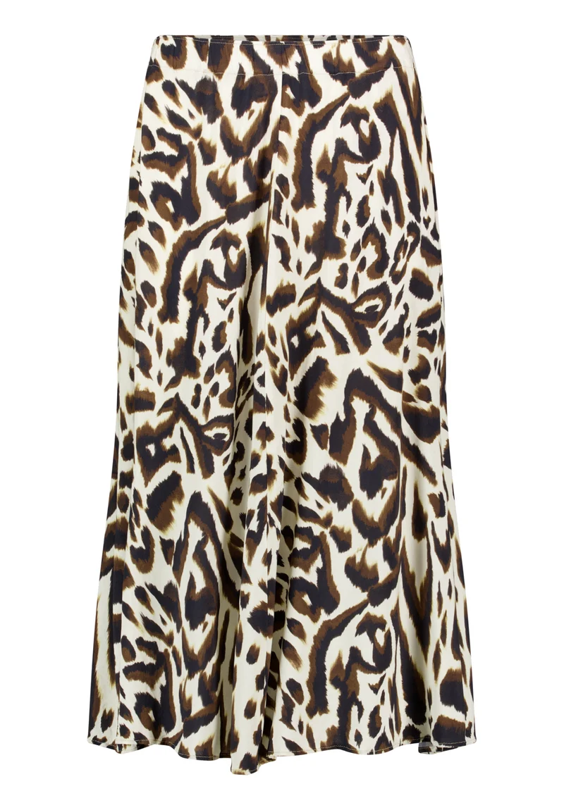 A-Linien-Rock mi Animal-Print