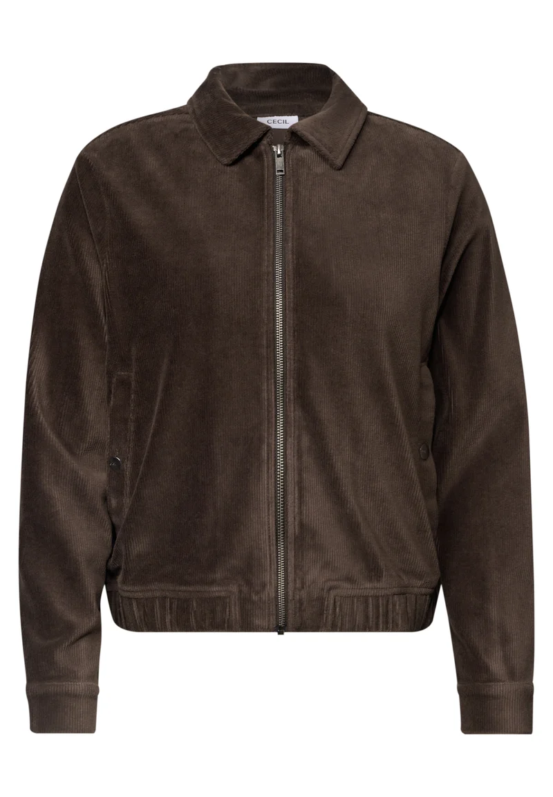 Blouson aus Cord mit Hemdkragen