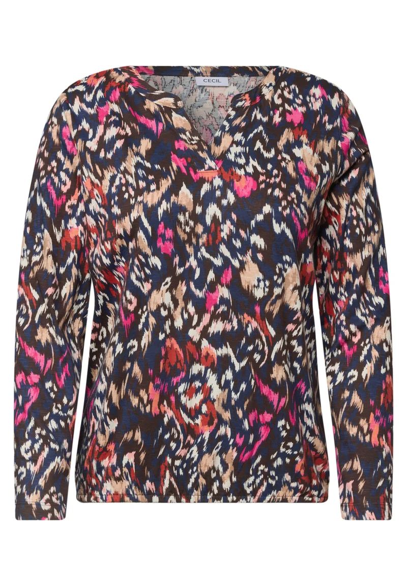 Langarmshirt im Tunika-Look