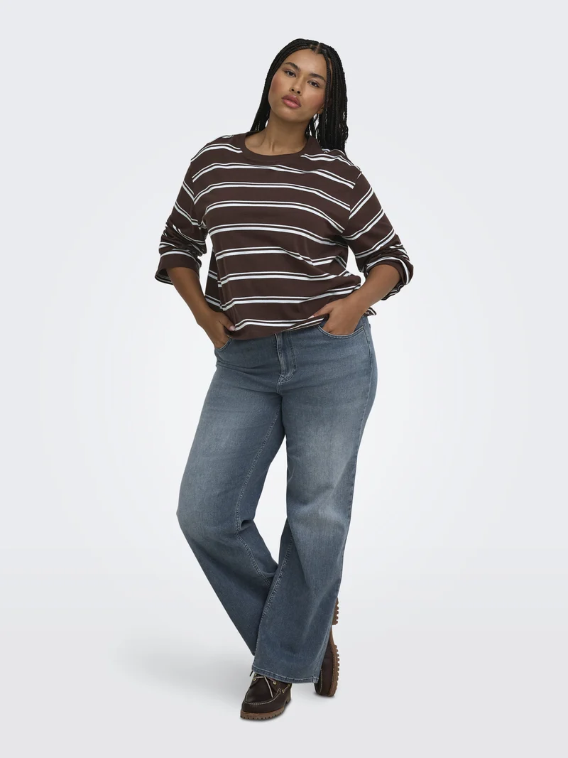 CARFREJA Langarmshirt mit Streifen