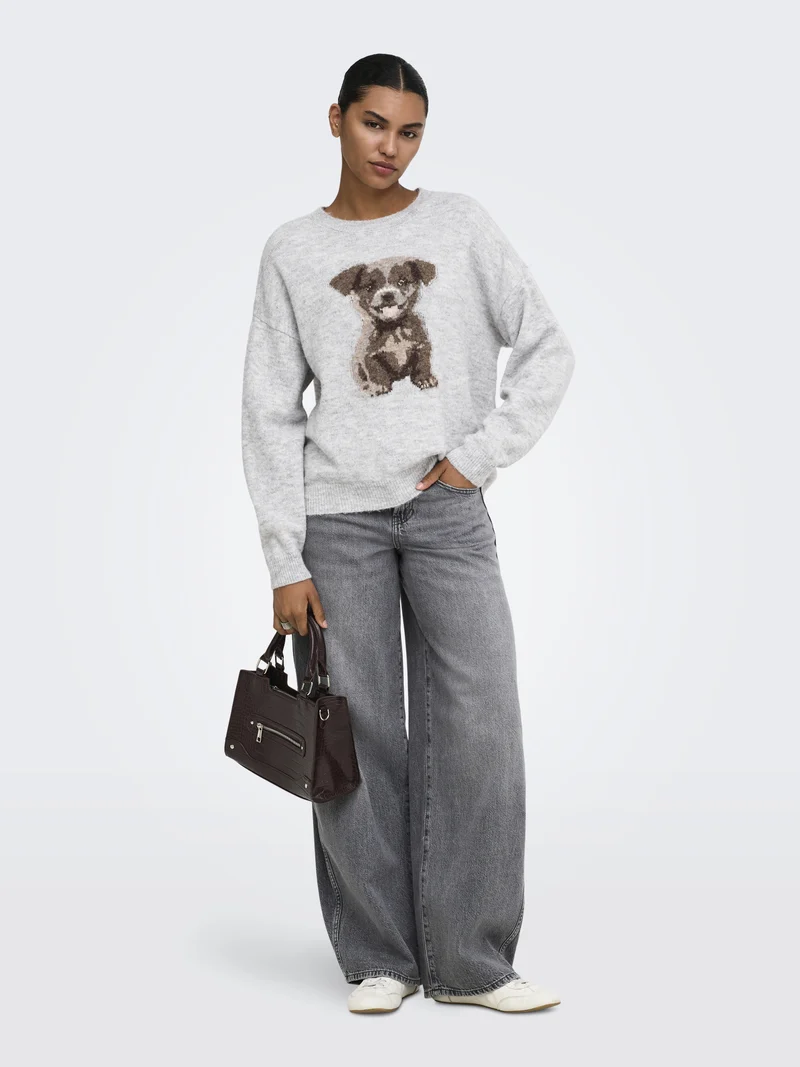 ONLTORONTO Pullover mit Tiermotiv