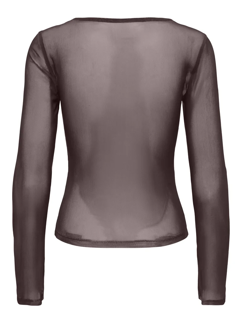 ONLNOX Mesh-Top mit All-over-Print