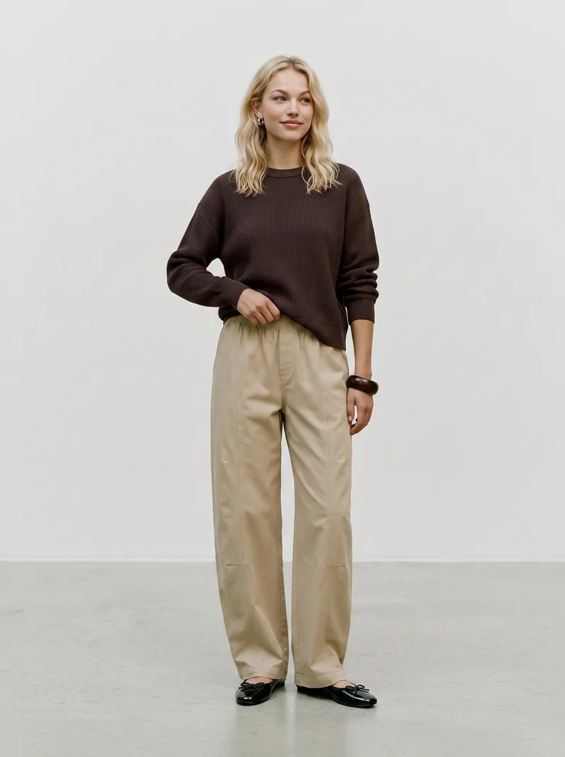 VMGOLD LUX Rippstrick-Pullover