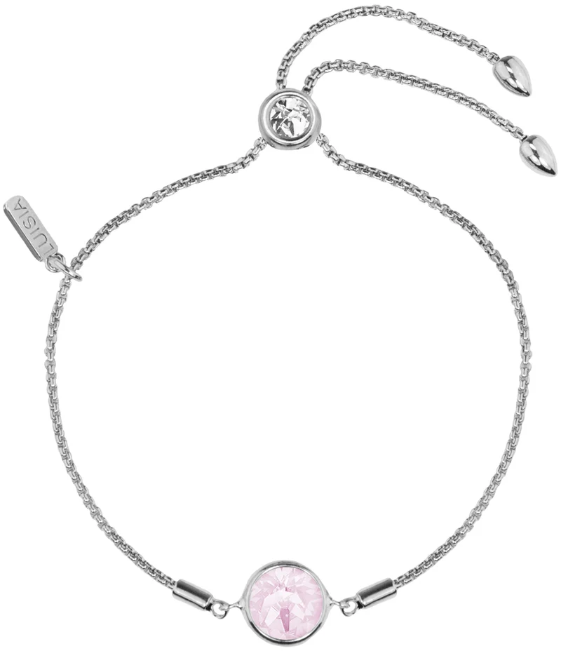 LUISIA® Armband "Ciri" mit Premium Kristallen - Silber / Violet