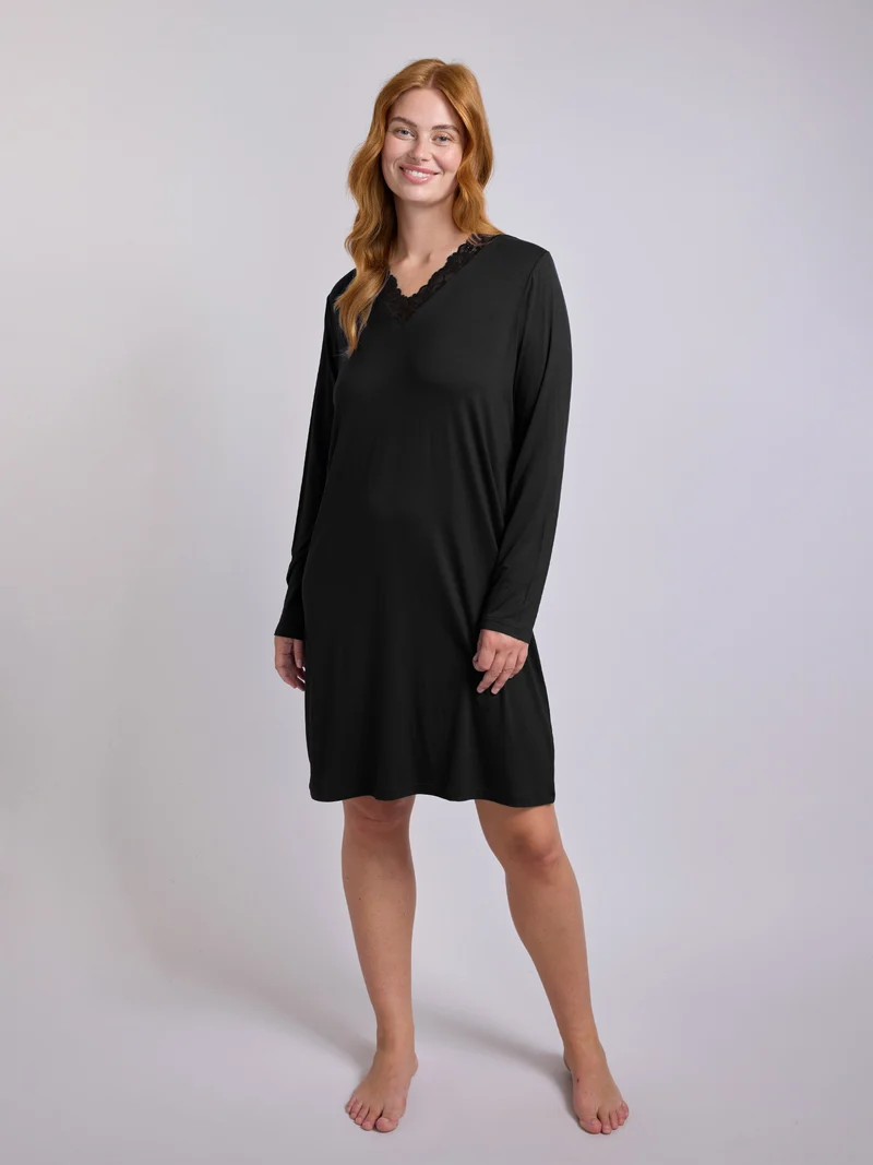LILY Nachthemd – Black Beauty