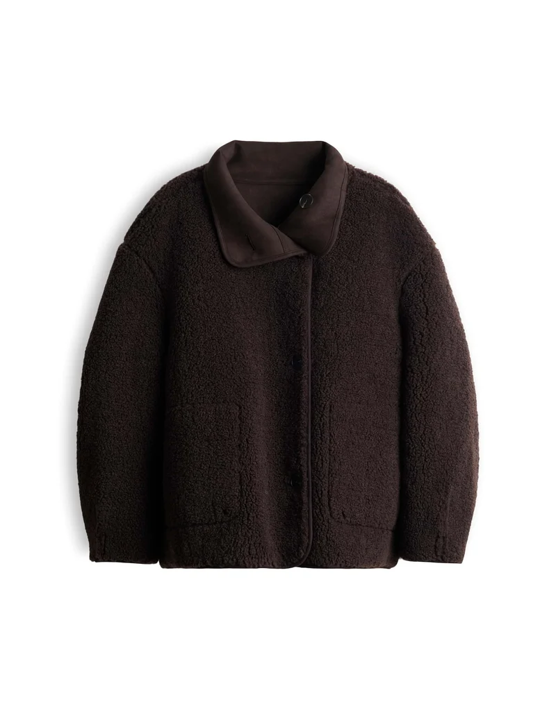 HAELLA Wendejacke in Shearling Optik