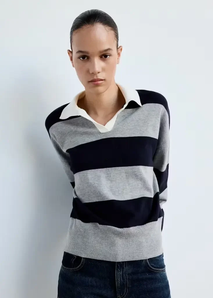 BRUT Pullover mit Polokragen