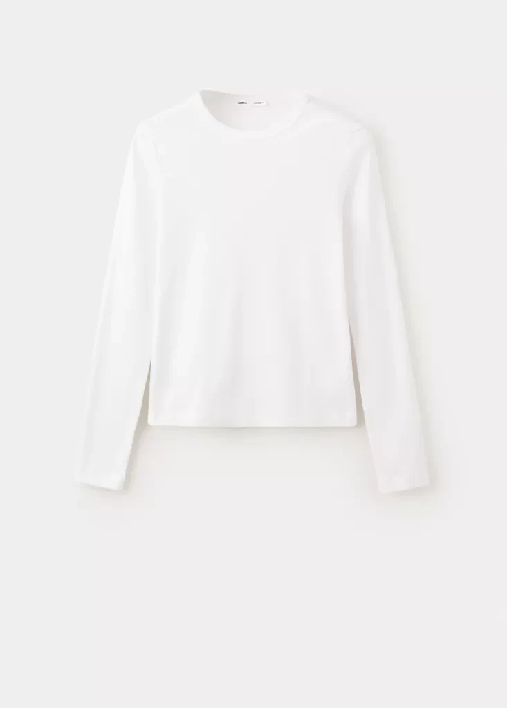 ENI Tailliertes Langarmshirt
