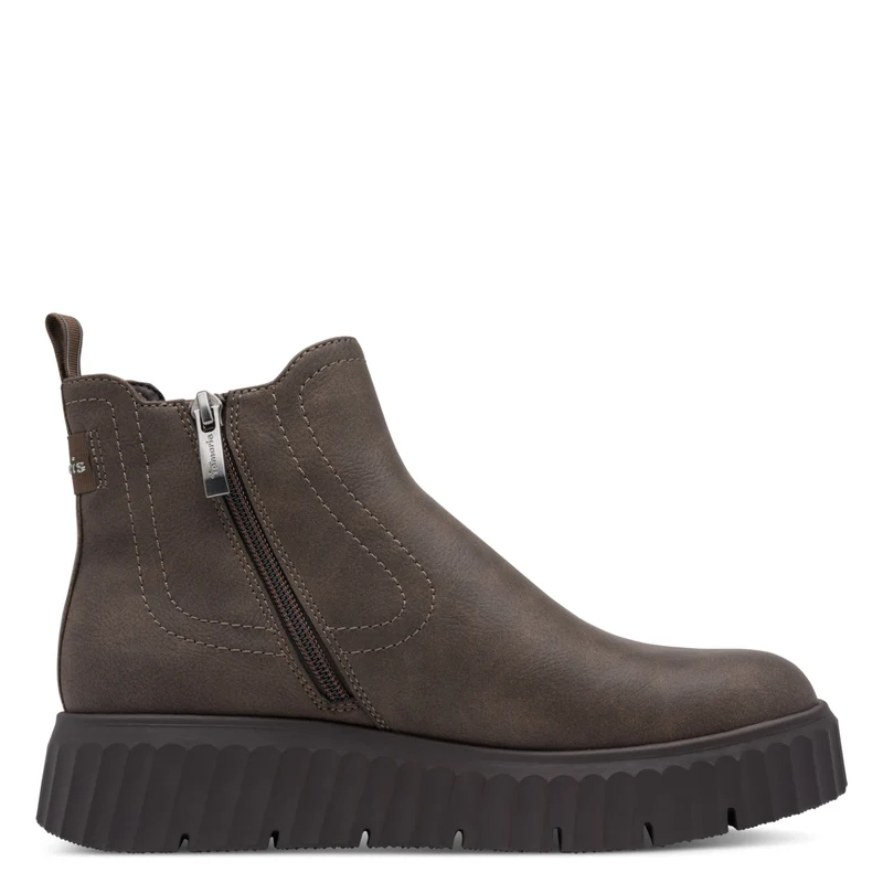 Stiefelette mit Plateausohle