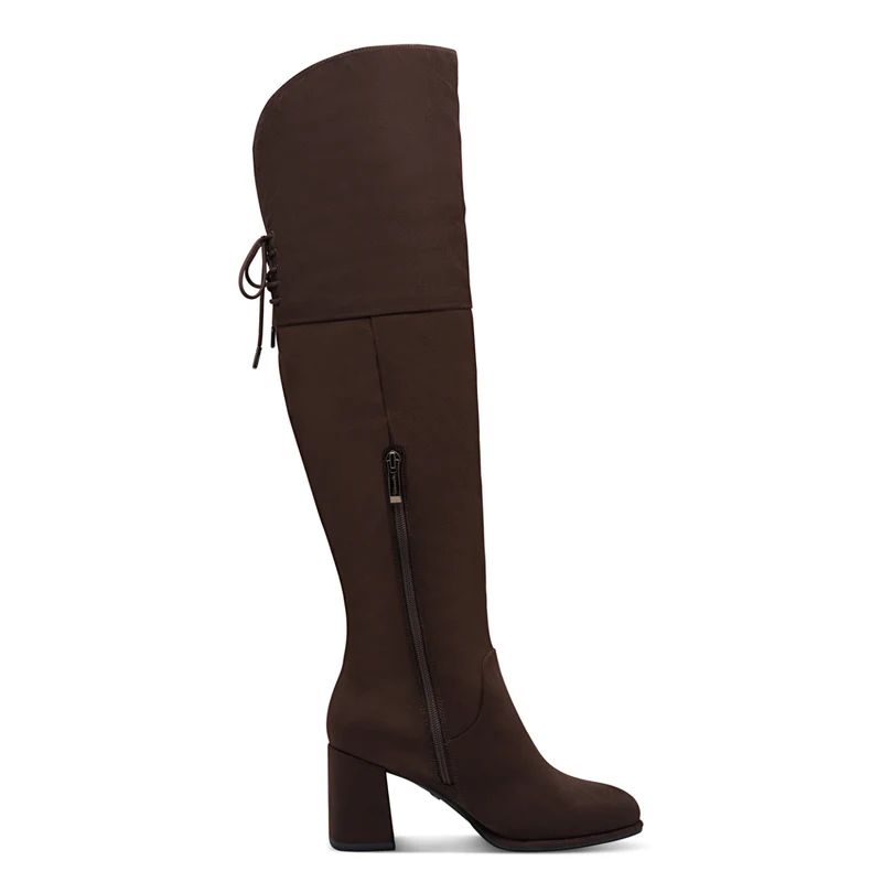 Overknee-Stiefel mit Blockabsatz