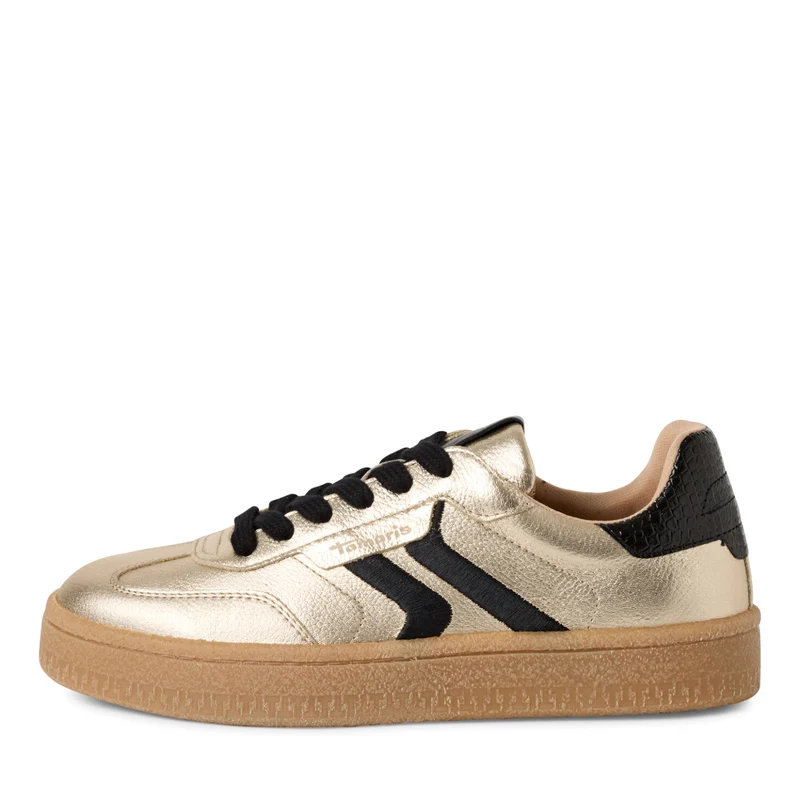 Leder-Sneaker mit Schnürung