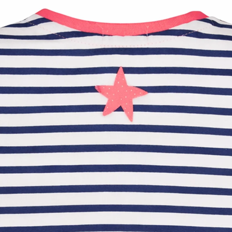 BONDI Baby Mädchen T-Shirt "Seepferd" 86691 | Navy Gestreift
