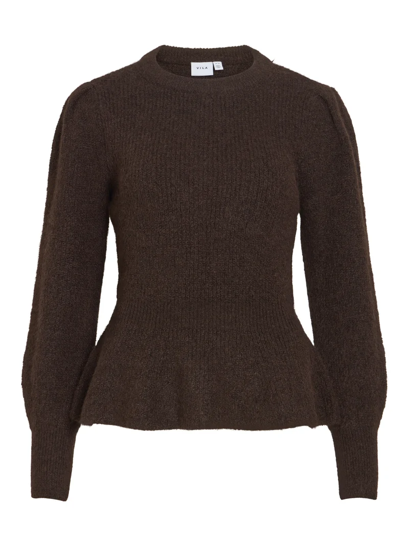 VIGRACIE Strickpullover mit Schößchen