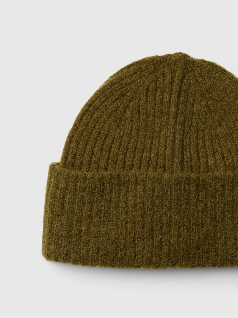 SLWLULU Wollmix Strickmütze