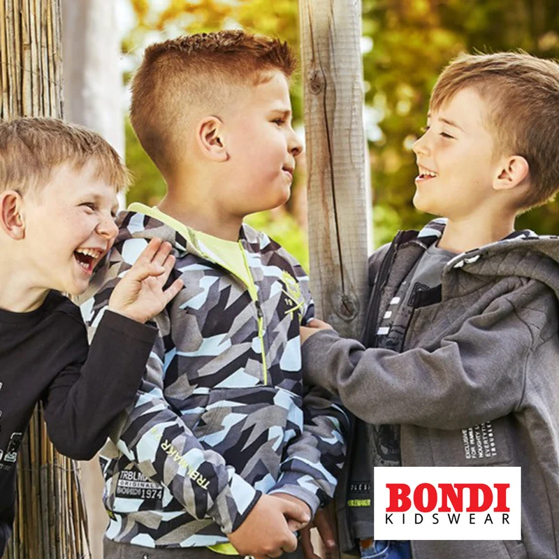 BONDI Jungen Jeans "I am the Boss" 91566 | Black Denim