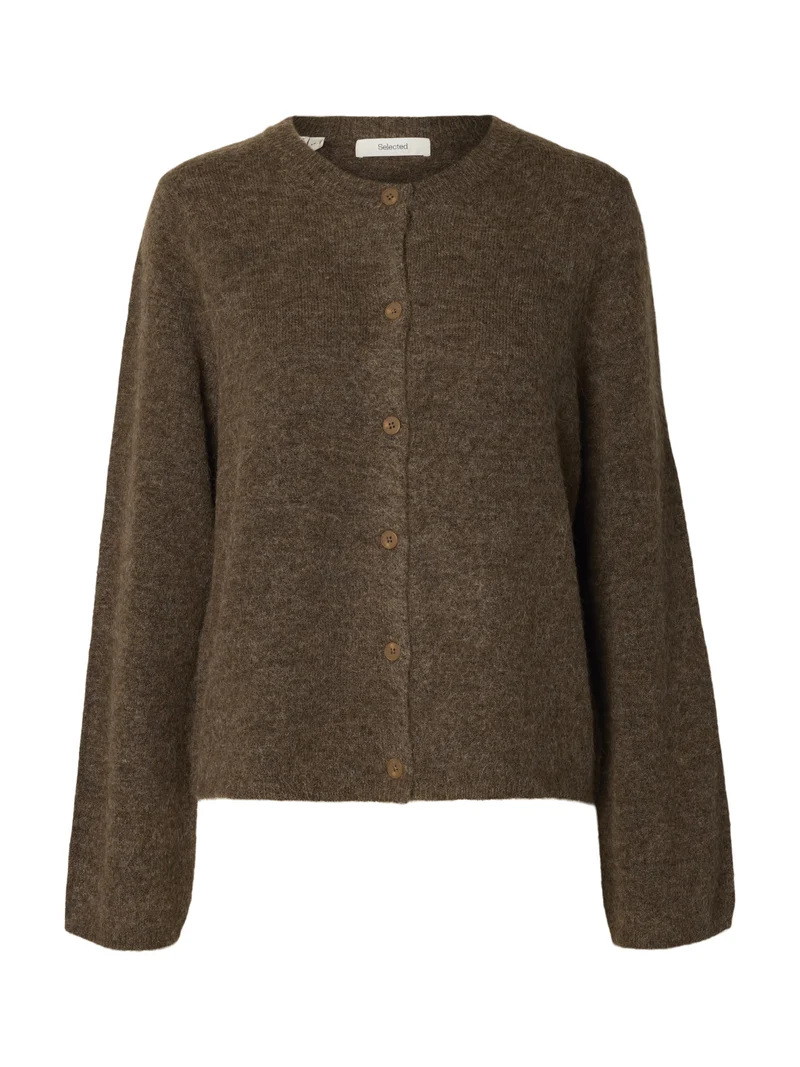 SLWLULU Wollmix Strickjacke
