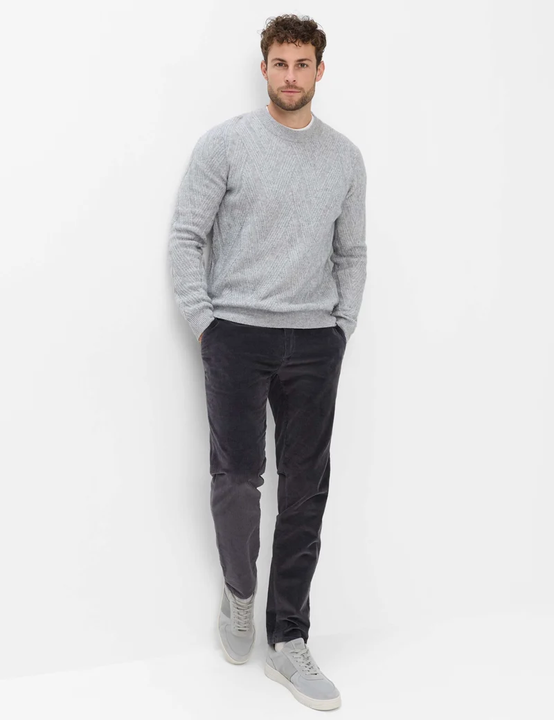 BUDDY Strickpullover im Wollmix