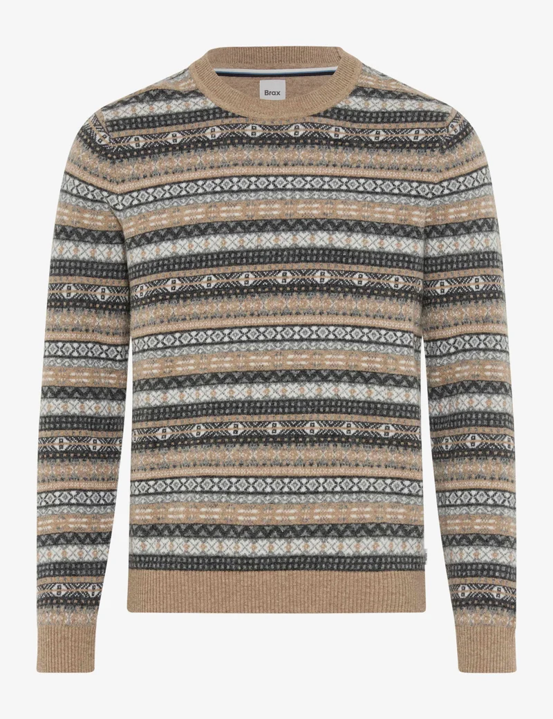 RICK Strickpullover im Wollmix