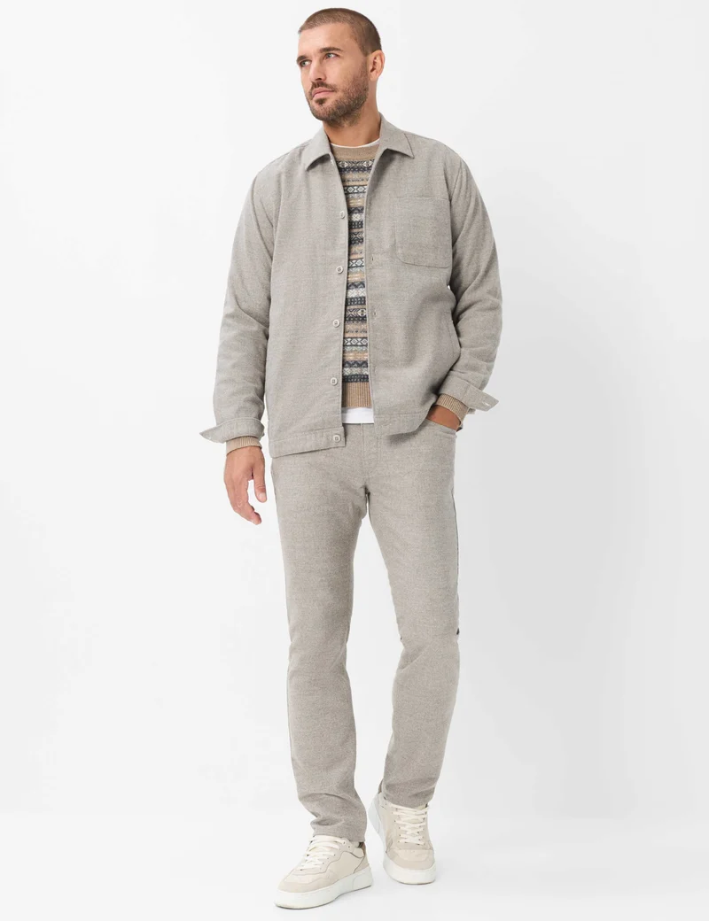 RICK Strickpullover im Wollmix