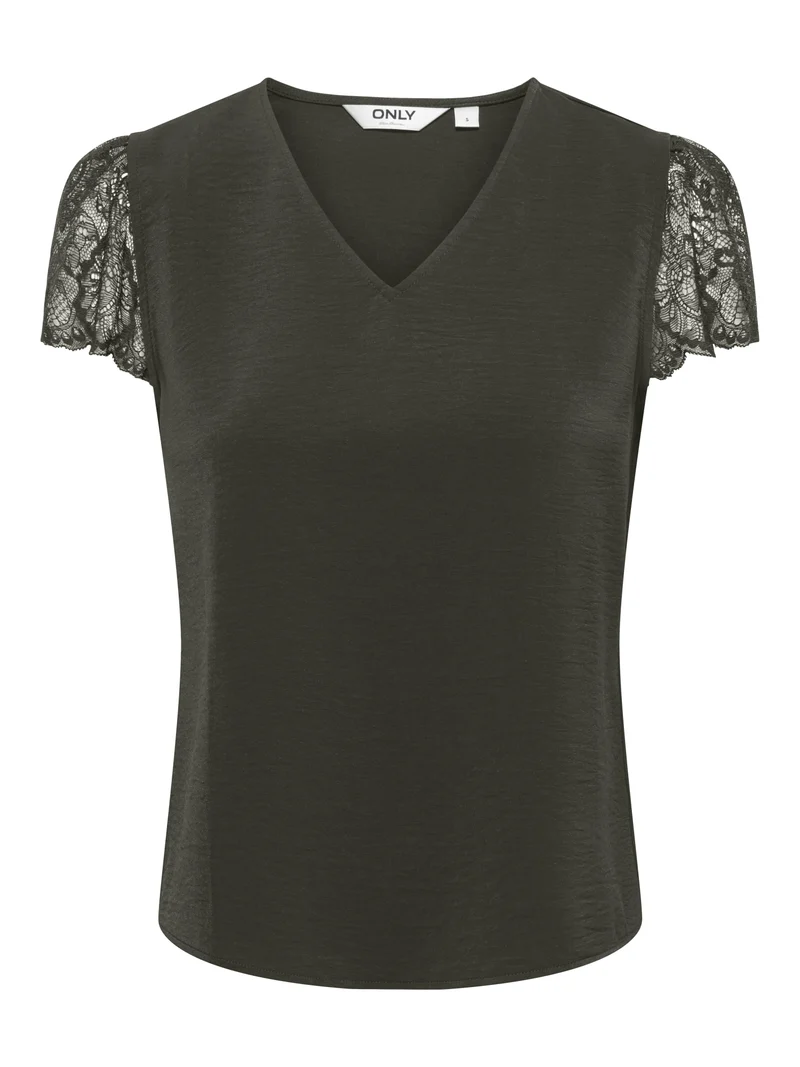 ONLLORIEN Top mit Spitzen-Detail