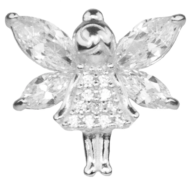 LUISIA Ohrstecker "Kleine Elfe" mit Zirkonia YG04279 - 925 Sterling Silber