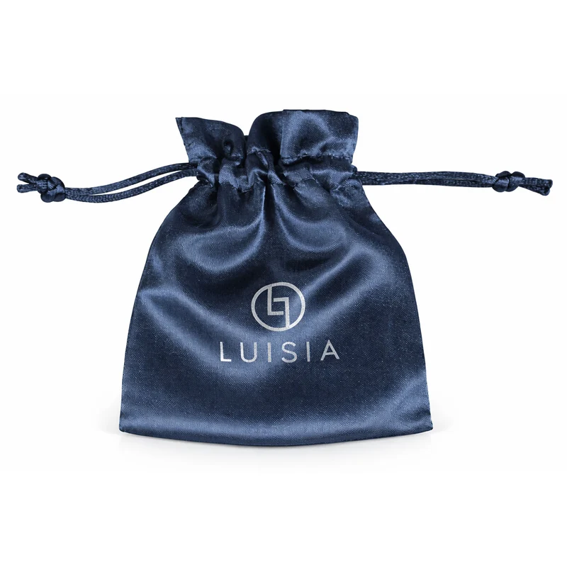 LUISIA® Armband "Leandra" mit Herzblüten und Premium Kristallen | Siam / Dunkelrot