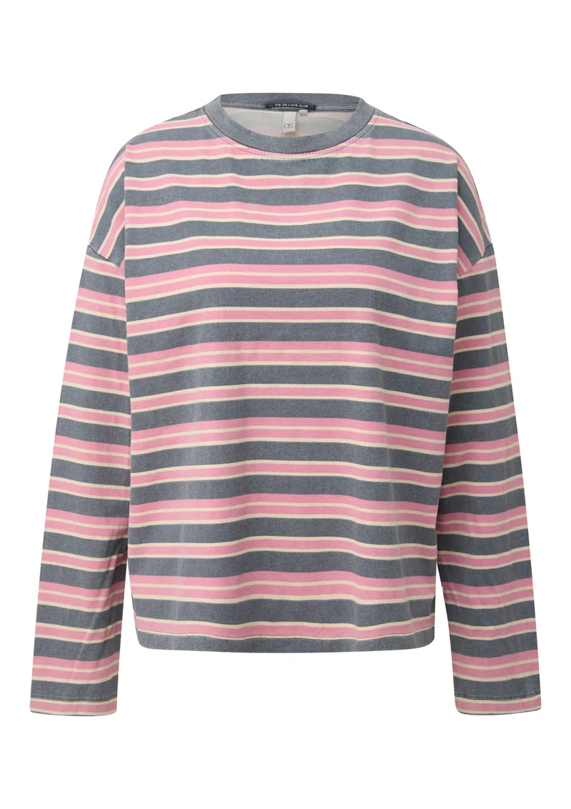 Ringelshirt mit ausgewaschener Optik